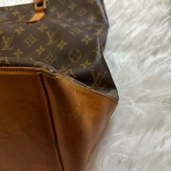 AUTHENTIC Louis Vuitton Shoulder Bag  Cabas Mezzo Brown Monogram - Picture 14 of 16